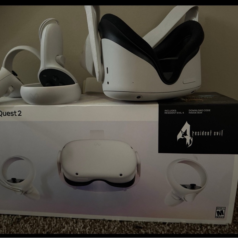 Quest 2 VR Headset - White Oculus Meta Quest 2 128 GB With Accessories